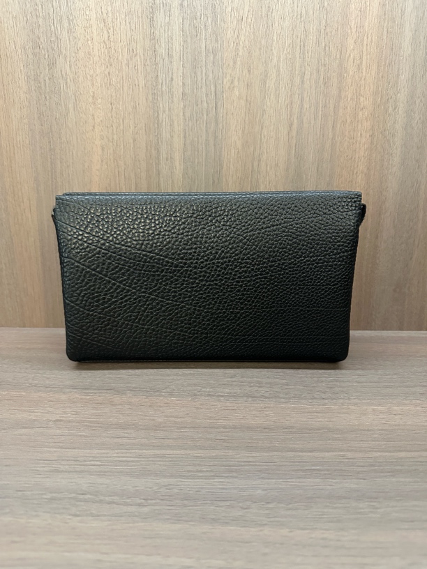 男士头层牛皮牛颈纹手拿包长24高15宽5