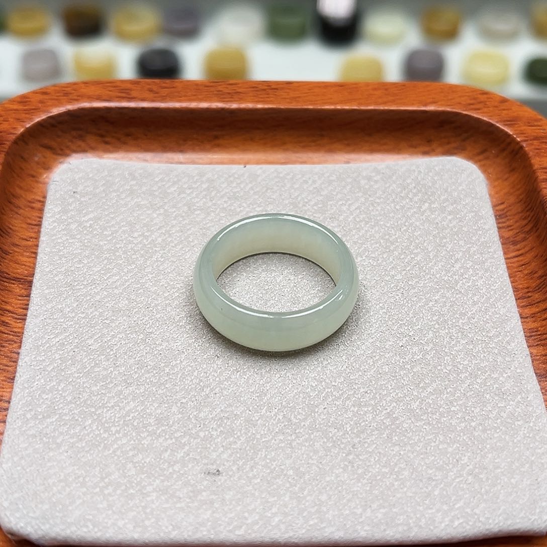 和田玉戒指未镶嵌18号