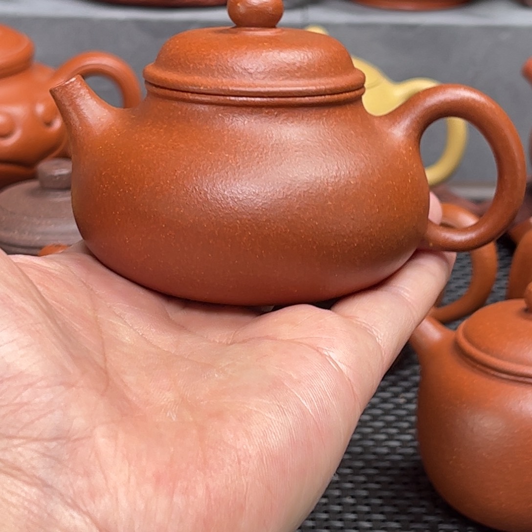 紫砂茶壶紫砂艺术茶具套装红降坡