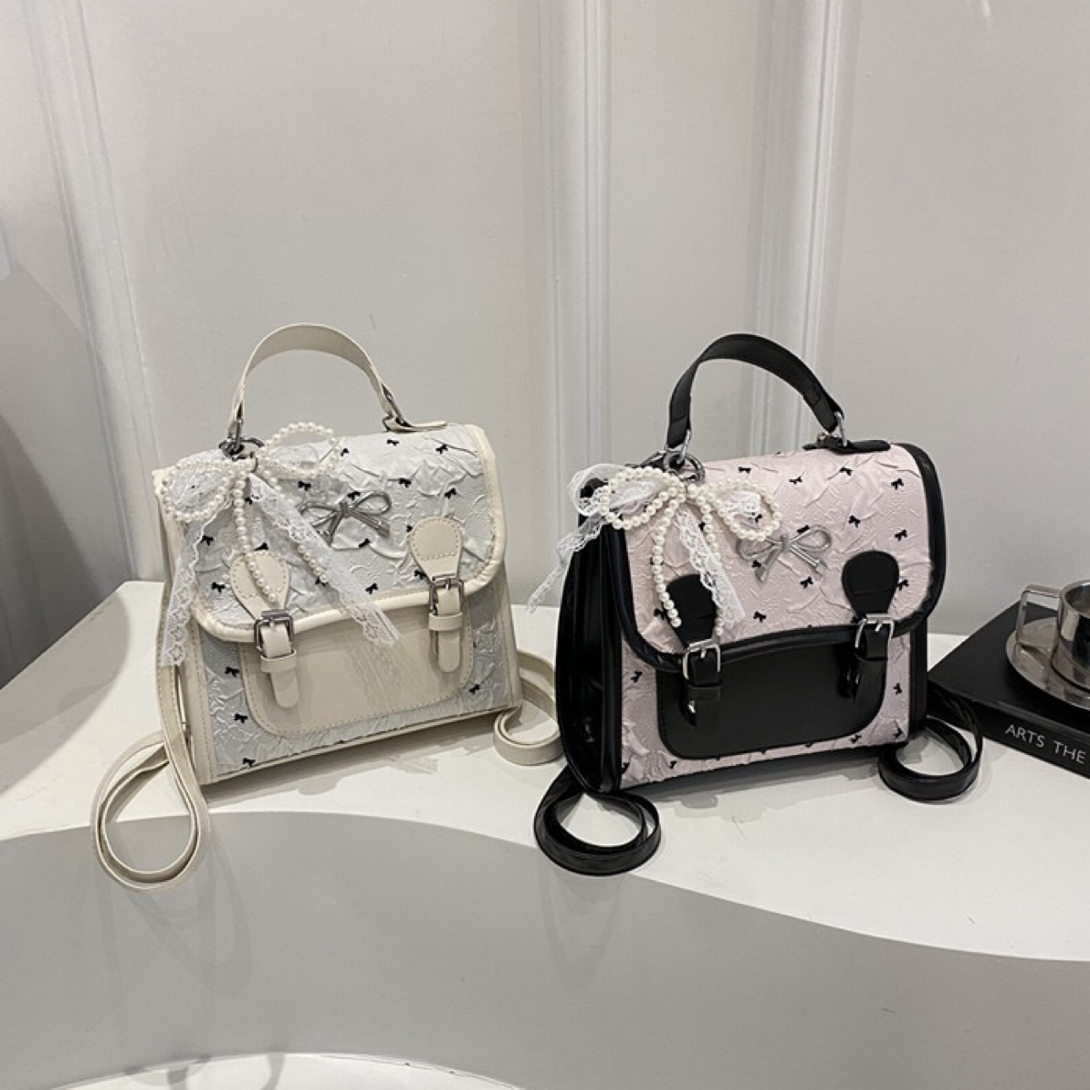 女包2025新款时尚百搭潮流文艺简约学院风日常手提双肩包