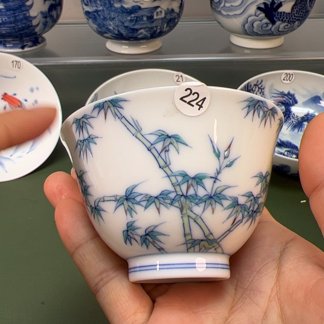 杯木木景德镇纯手绘茶具224