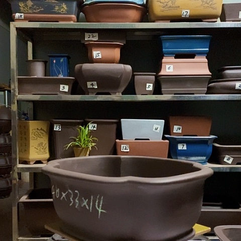 红陶宜兴紫砂花盆