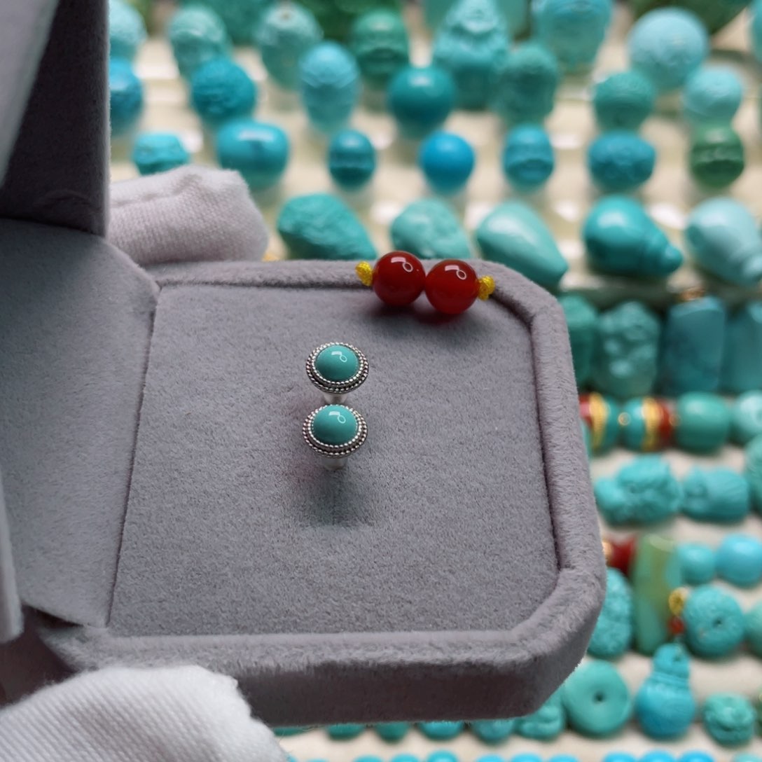 南红玛瑙珠宝奇石银S925镶嵌