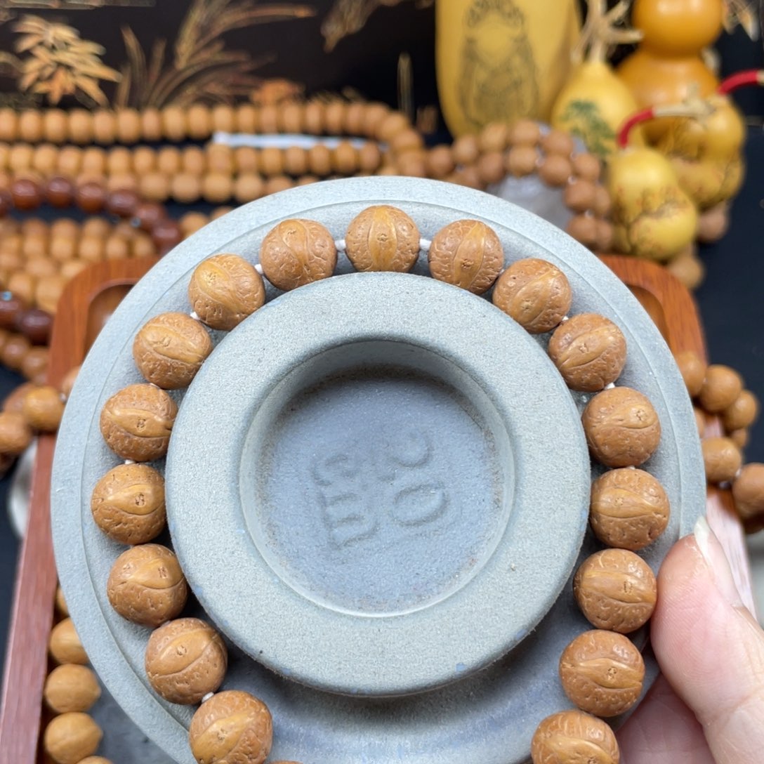 凤眼菩提手串L71-K15凤眼菩提小12+同树新籽