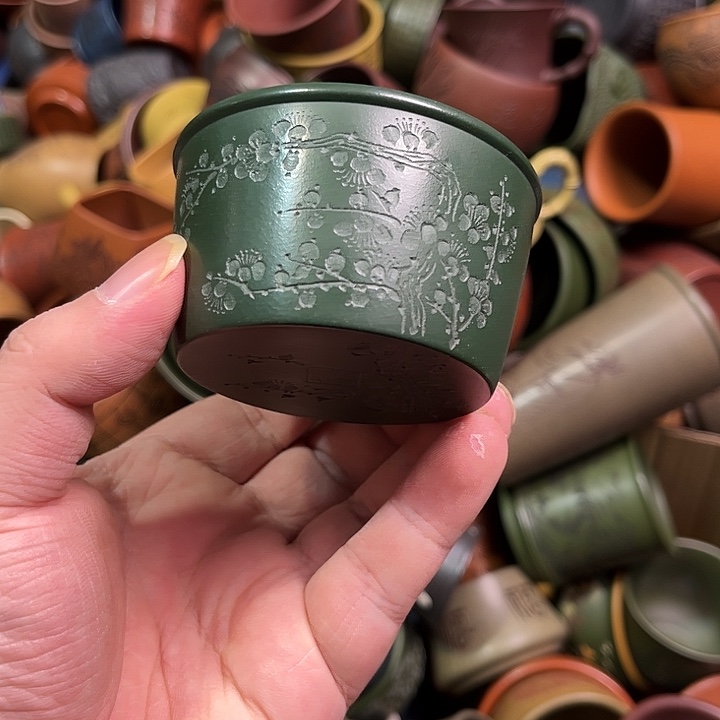 紫砂茶杯全手工紫砂主人杯