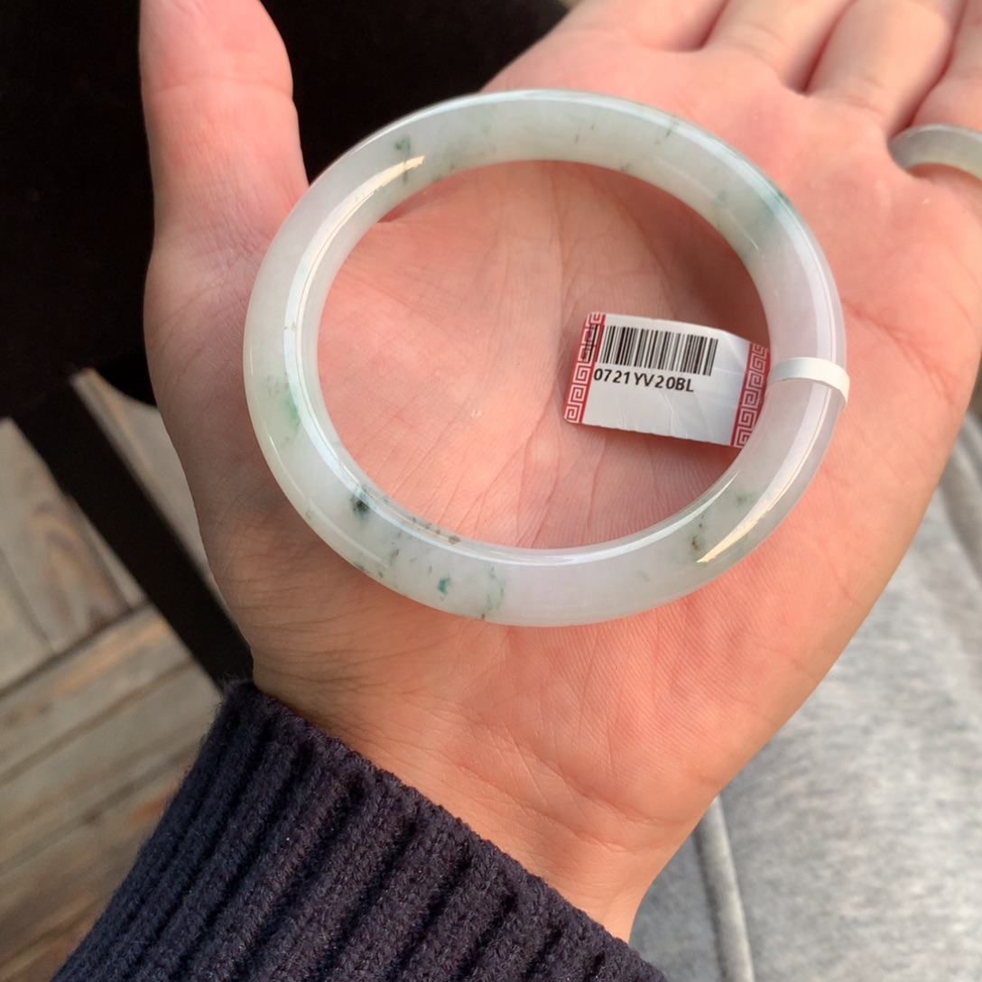 翡翠未镶嵌手镯30号56.5