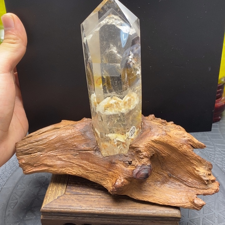 水晶未镶嵌珠宝半成品