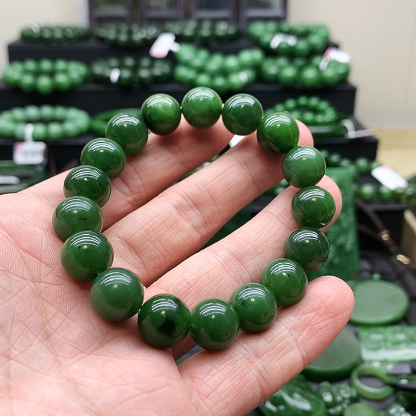 【闪购商品】和田玉（碧玉）手链未镶嵌