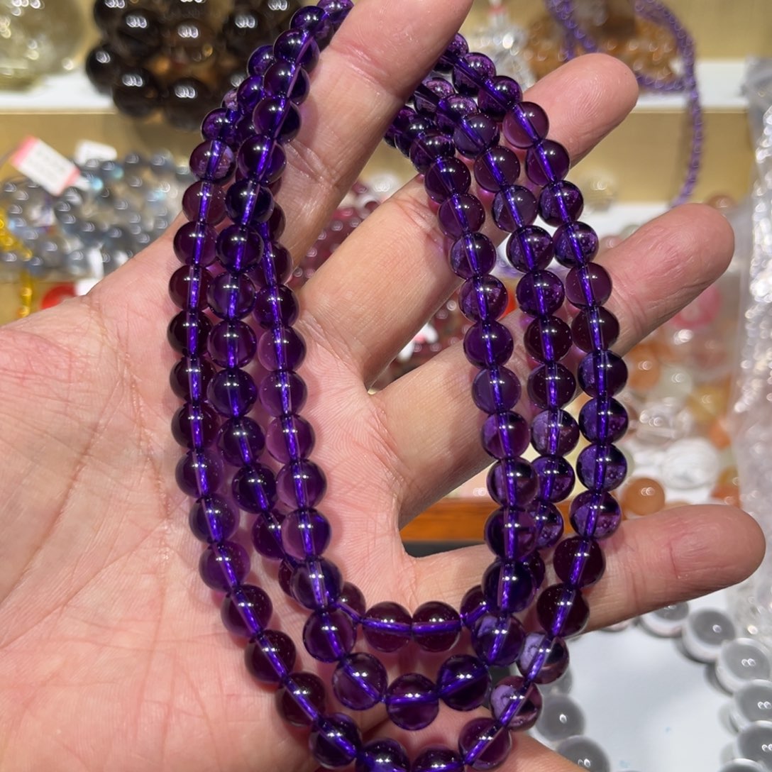 非金属巴西紫8m108颗