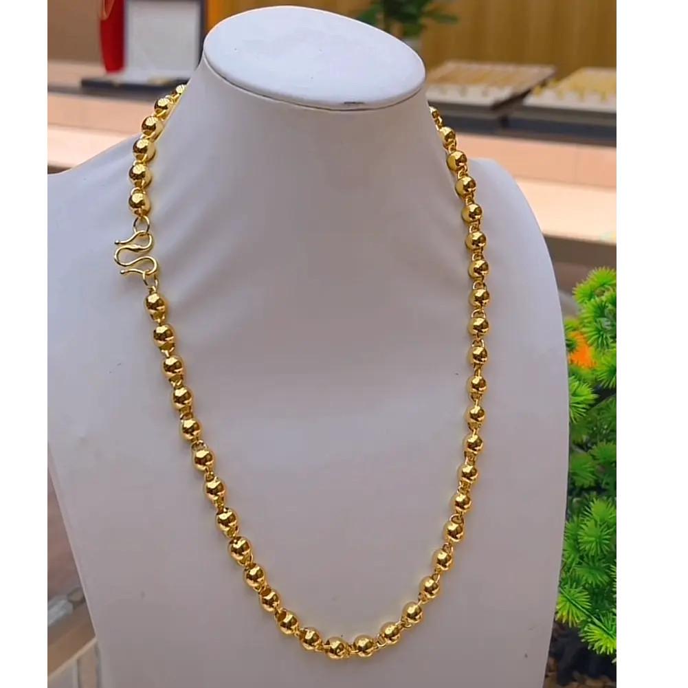 铼金【卡8圆珠】不掉色 佛珠光珠男士时尚百搭圆珠卡8不掉色