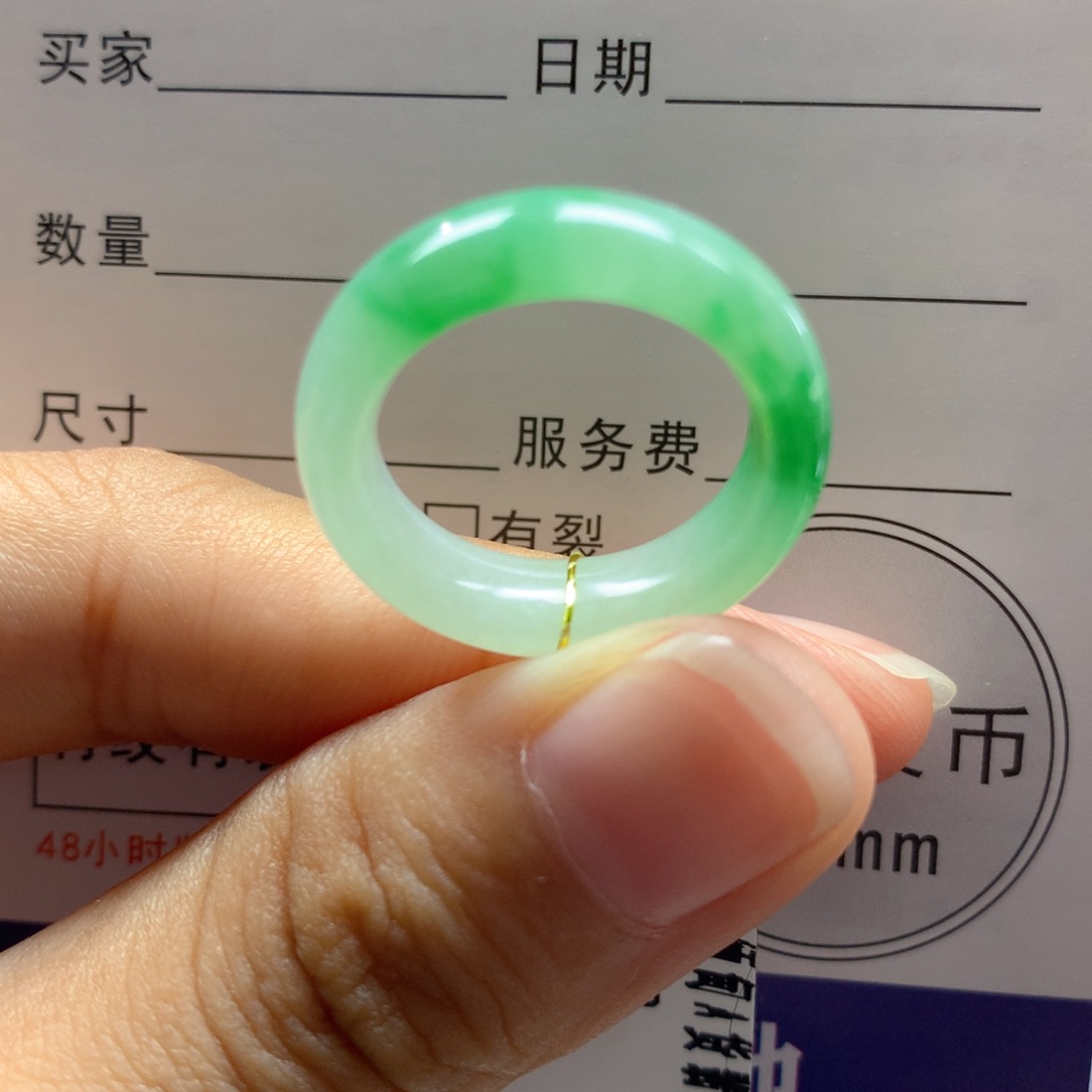 翡翠戒指未镶嵌12号