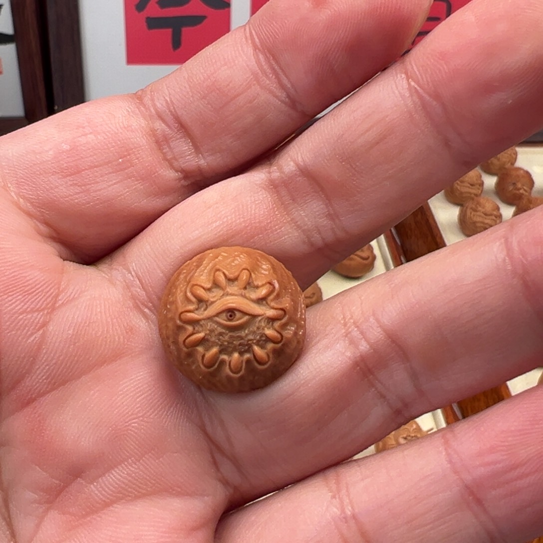 披***肠核桃手串/手链吞噬恶魔之眼单颗左右孔