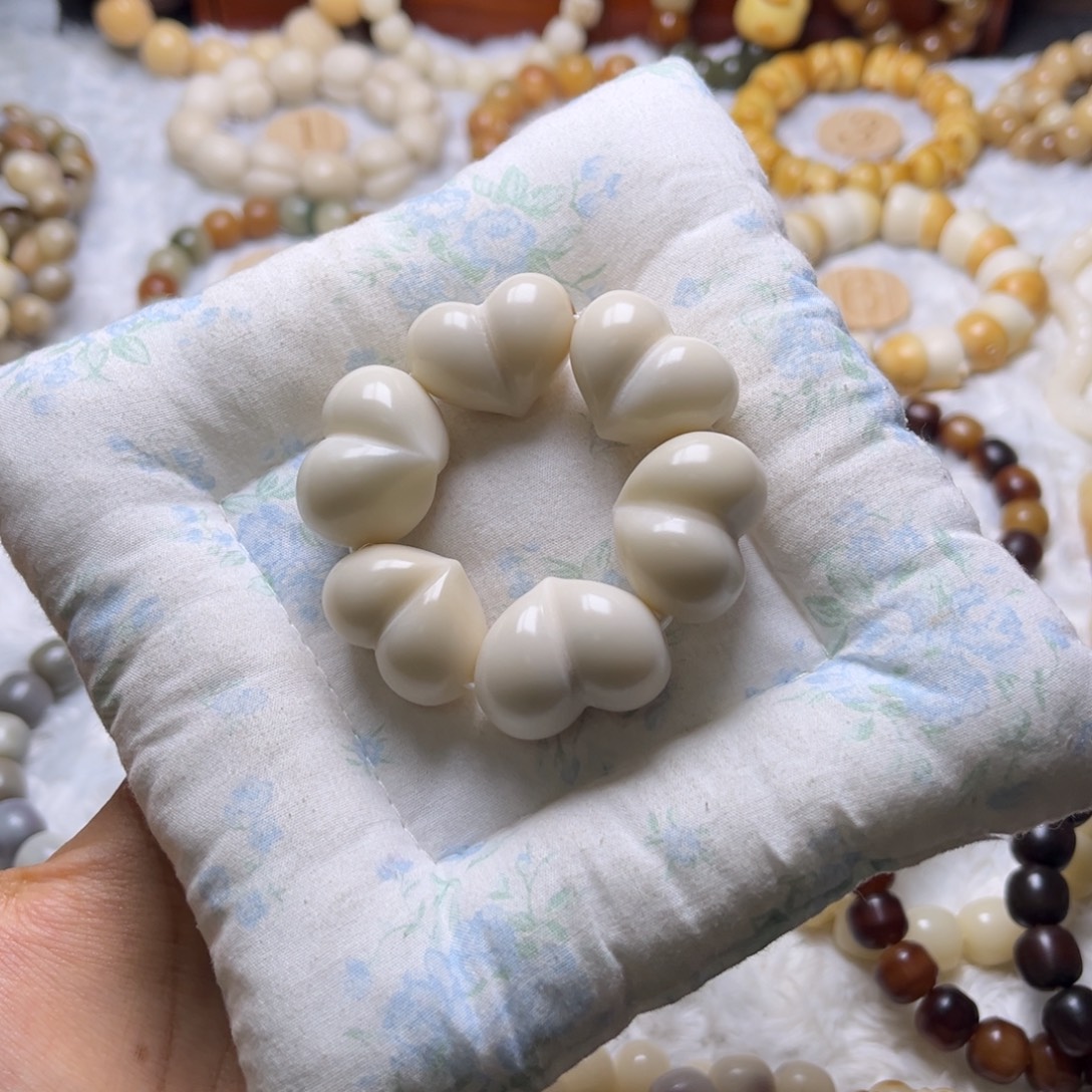 菩提根/象牙果手串牙果爱心桃子手捻卡25➕默认微瑕