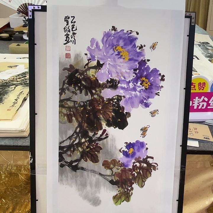 国画张圣敏先生纯手绘作品