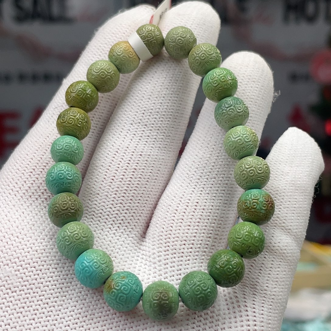 绿松石未镶嵌挂件