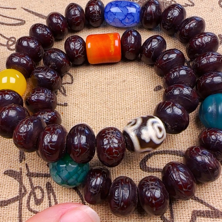 凤眼菩提吊坠双圈