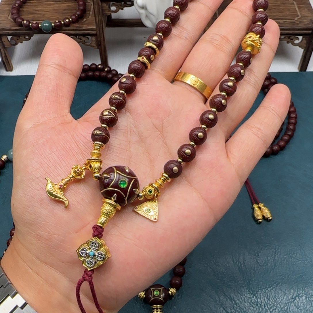 凤眼菩提吊坠凤眼金钉手持8.5四星满配