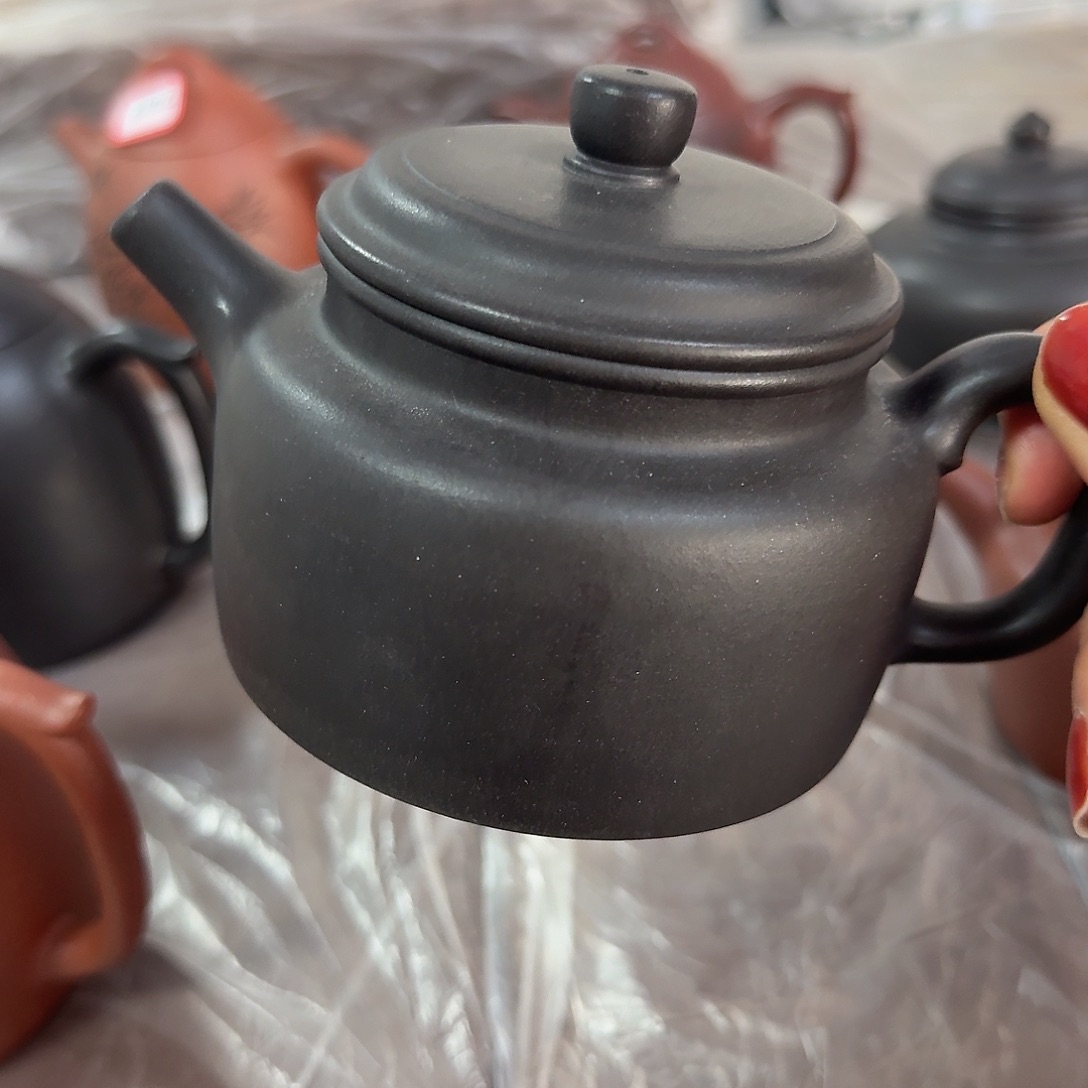 紫砂茶壶黄龙山原来红皮龙260