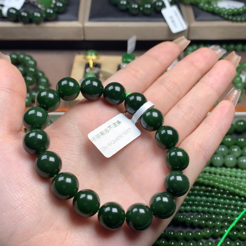 【闪购商品】和田玉（碧玉）手串未镶嵌命****”