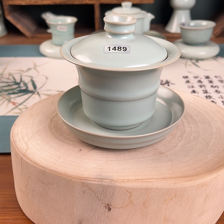 杯1489 青鸾汝瓷汝州微瑕