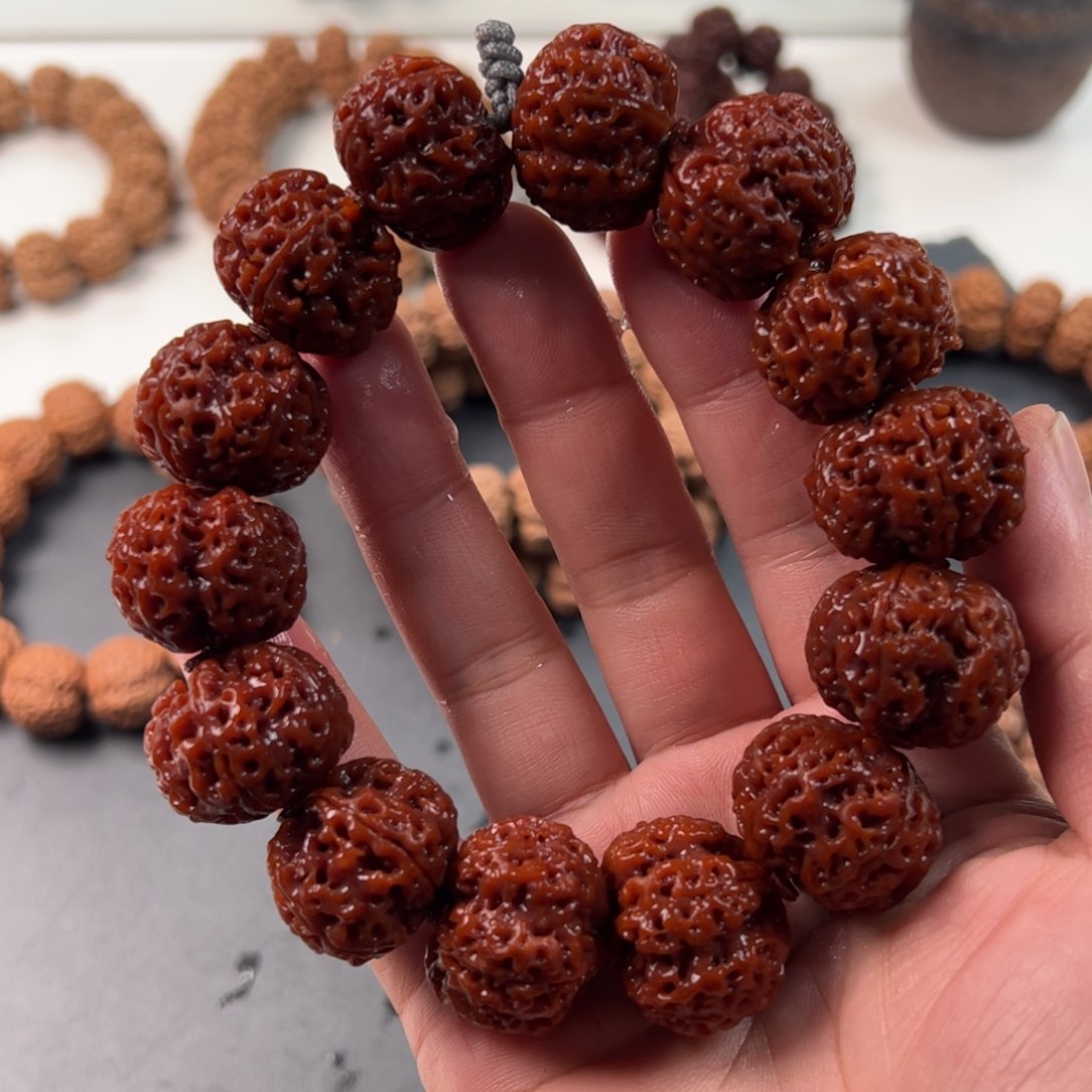 金刚菩提手串梅花粗筋25左右