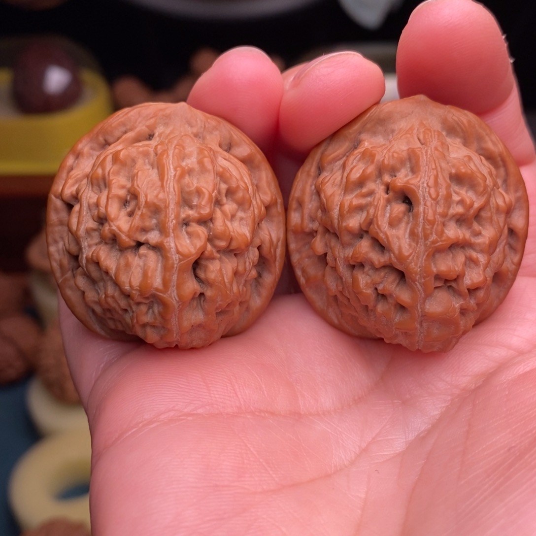 吊坠文玩核桃37莲花