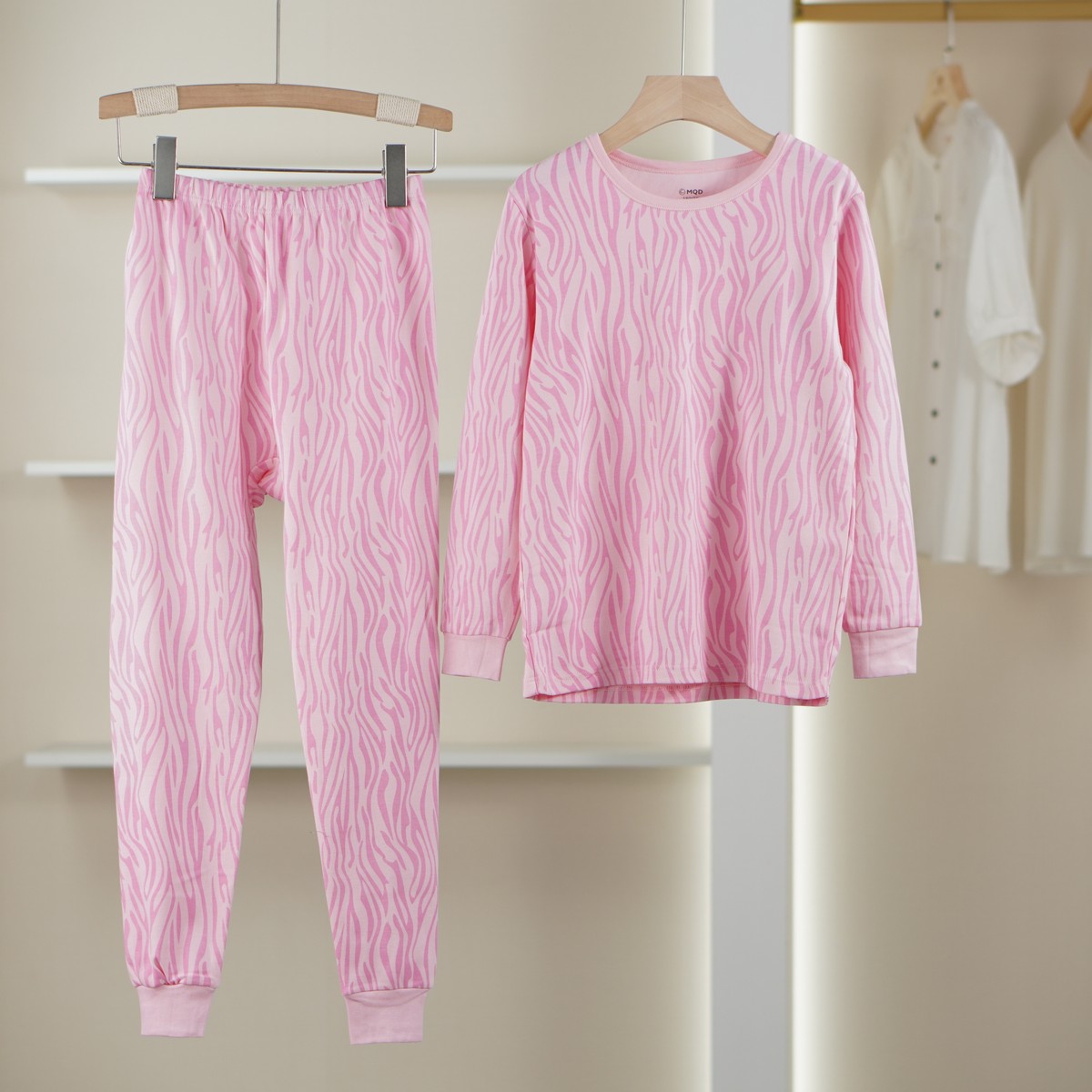 麦迪尚品 一路童行【马】3121106 儿童印花圆领春秋家居服套装