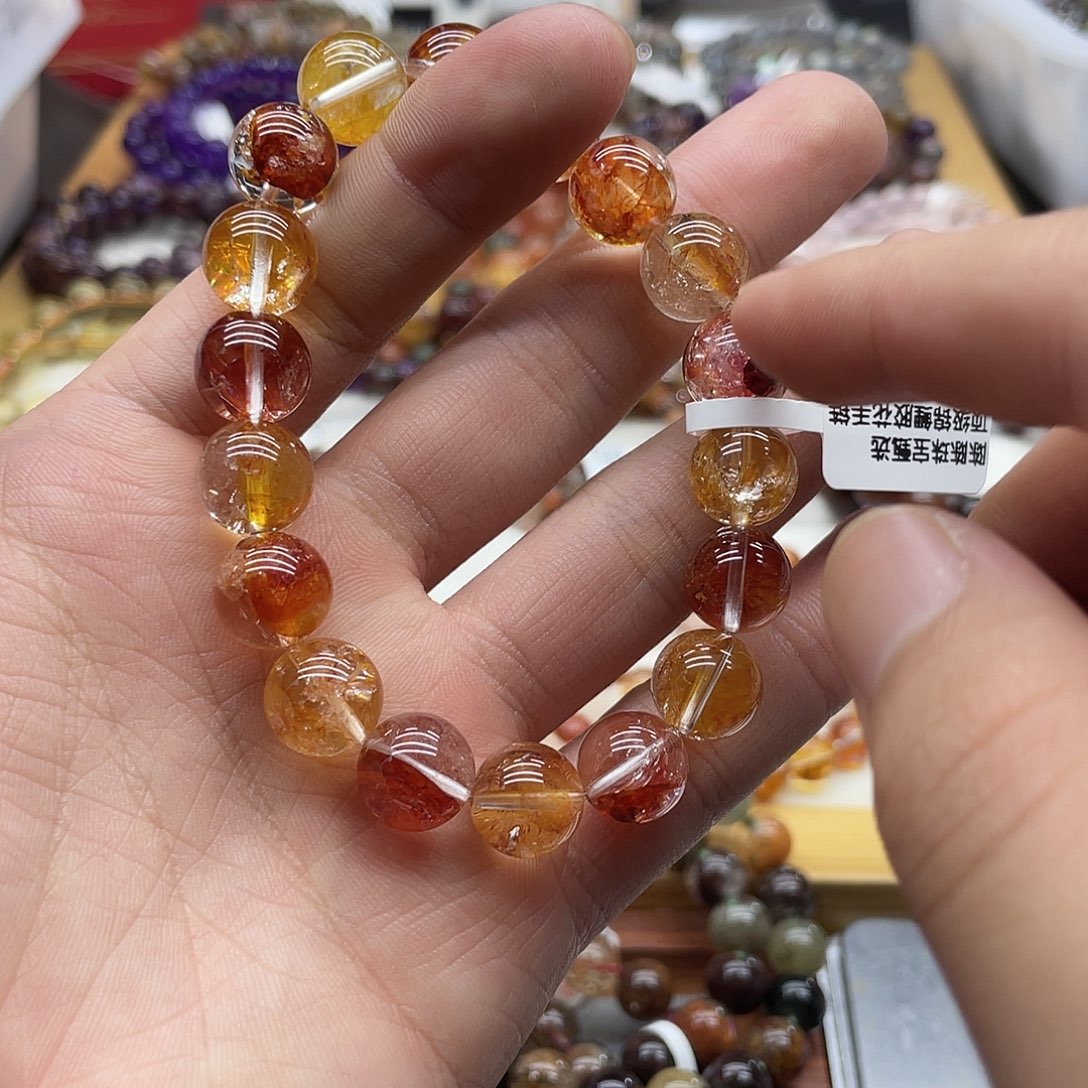 未镶嵌水晶手链天然