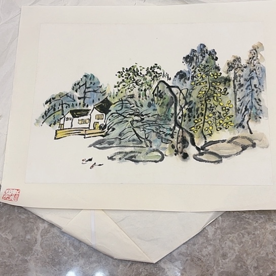 国画我们都是好孩子呀我也是