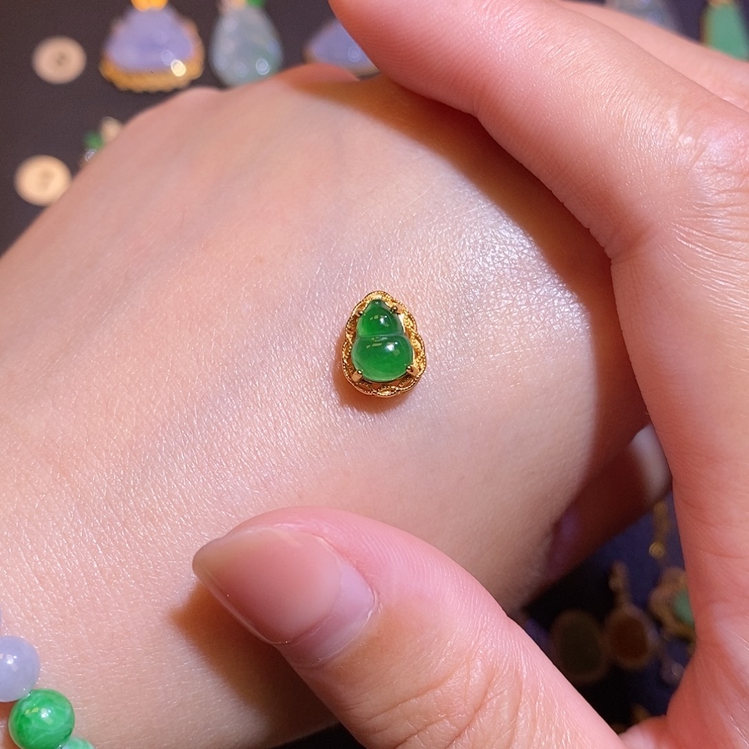 翡翠银S925镶嵌项链