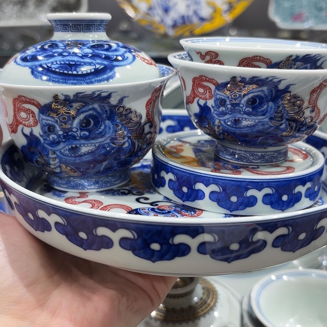 瓷片景德镇瓷器艺术半手