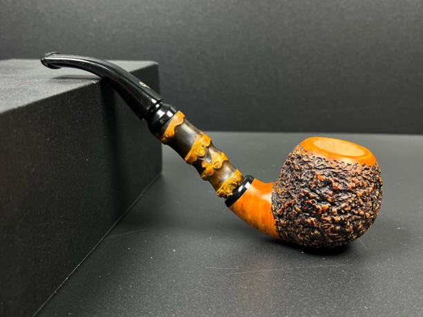 意大利帕斯库奇石楠木手工烟斗 （内径19.4 斗深33）