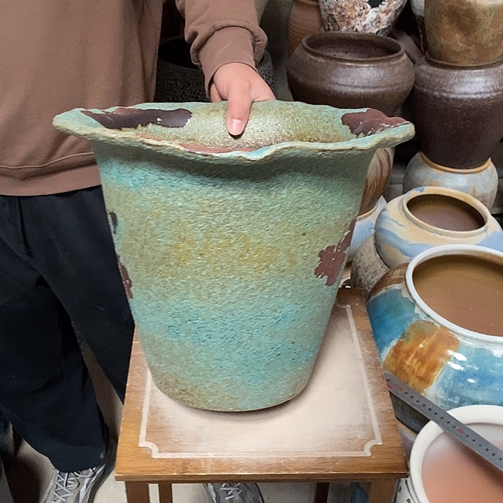 口35高度28斗笠蓝气泡………