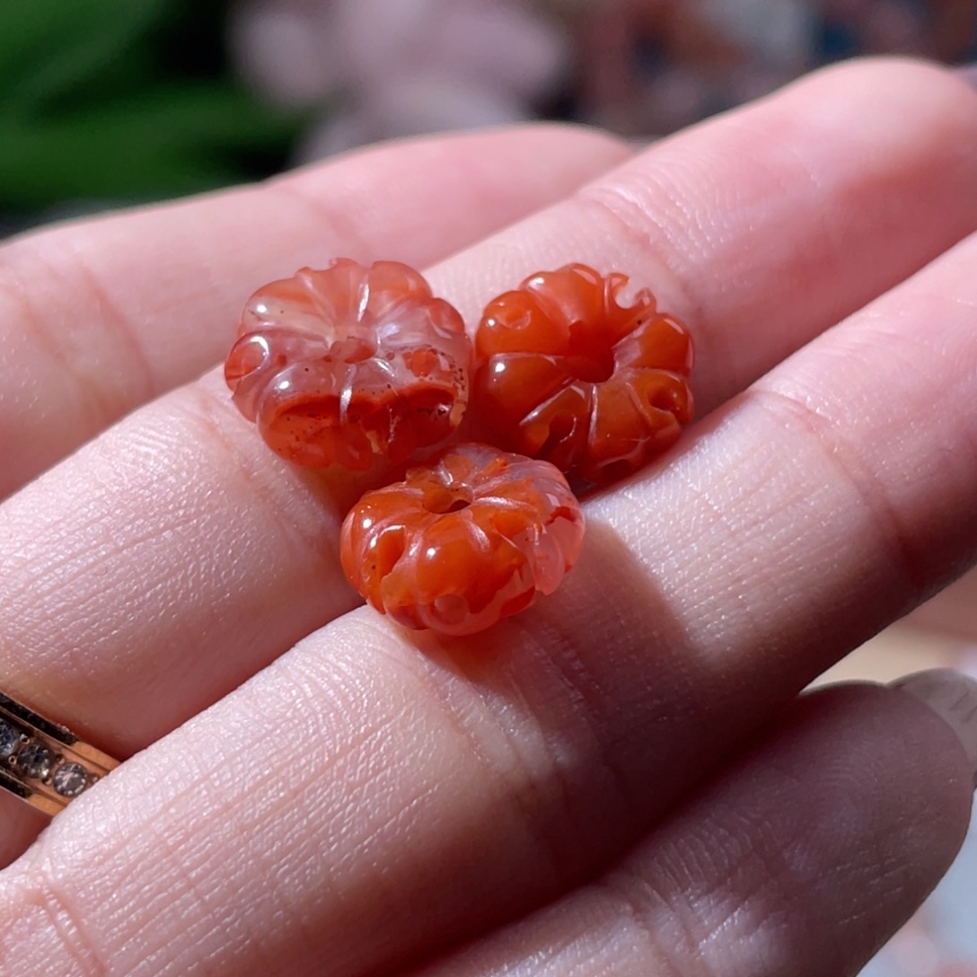 南红玛瑙未镶嵌挂件7692