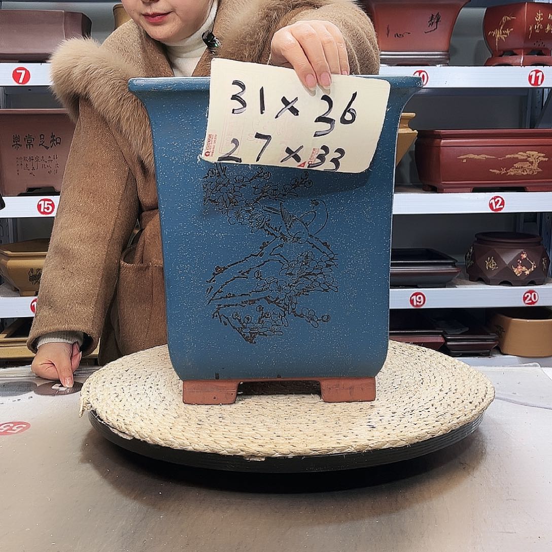 紫砂花盆紫砂花盆