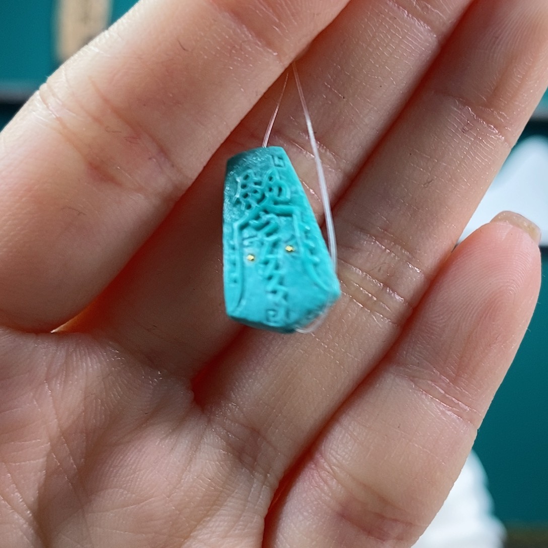 绿松石珠宝奇石未镶嵌