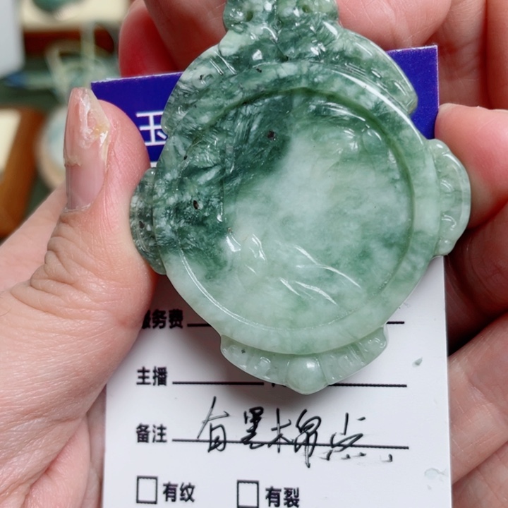 透闪石-蛇纹石玉未镶嵌颈饰