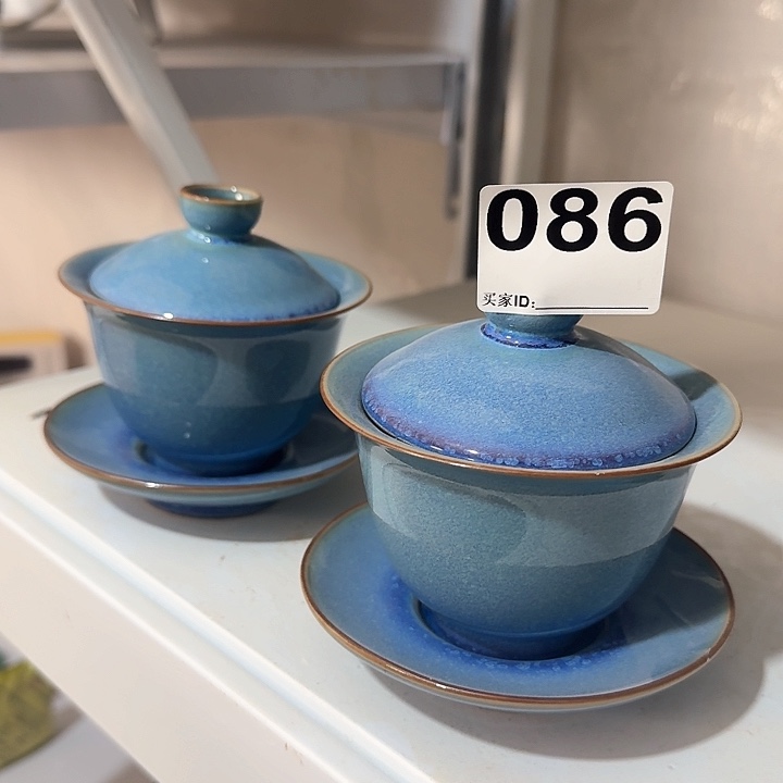 景德镇陶瓷颜色釉盖碗