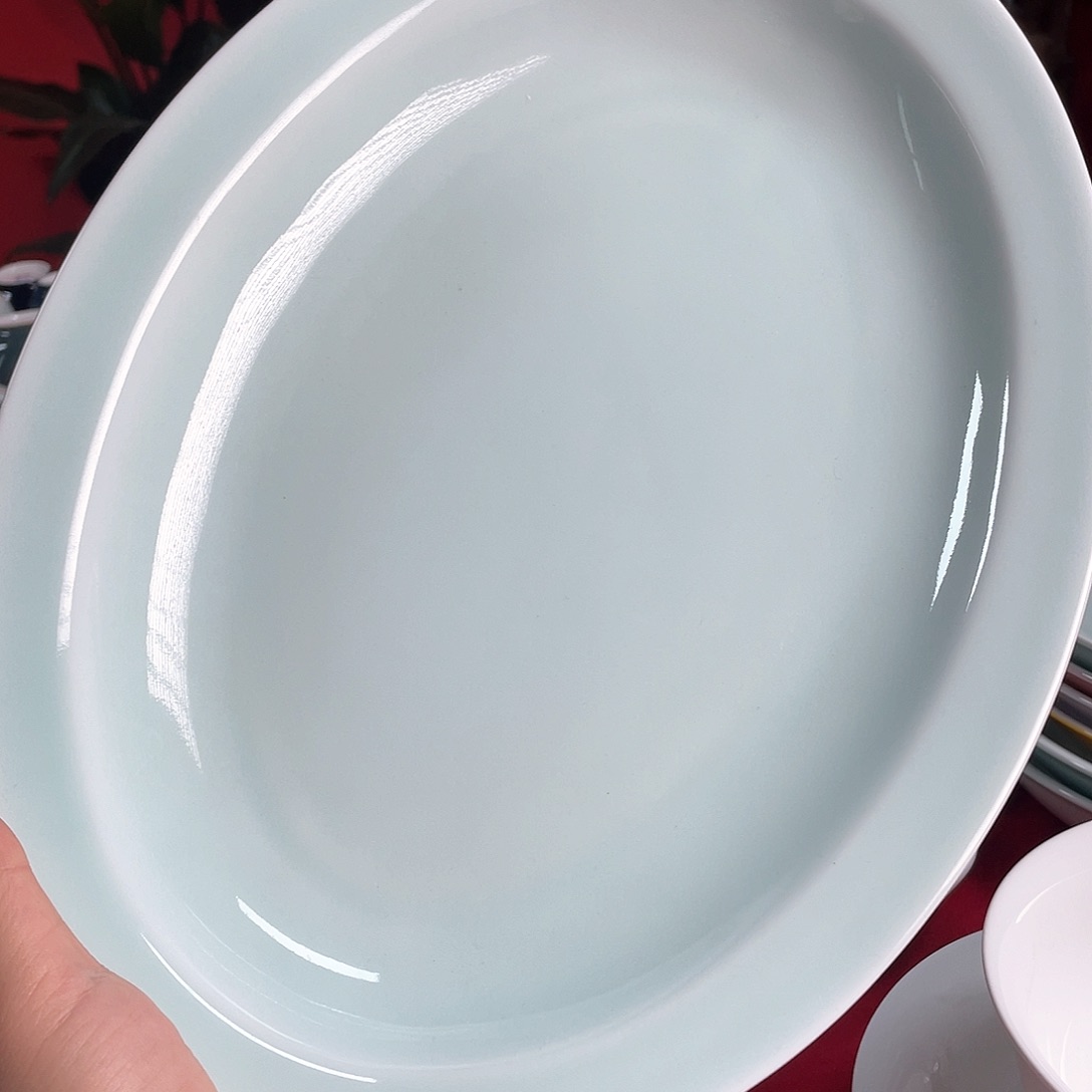 12寸影青釉大鱼盘