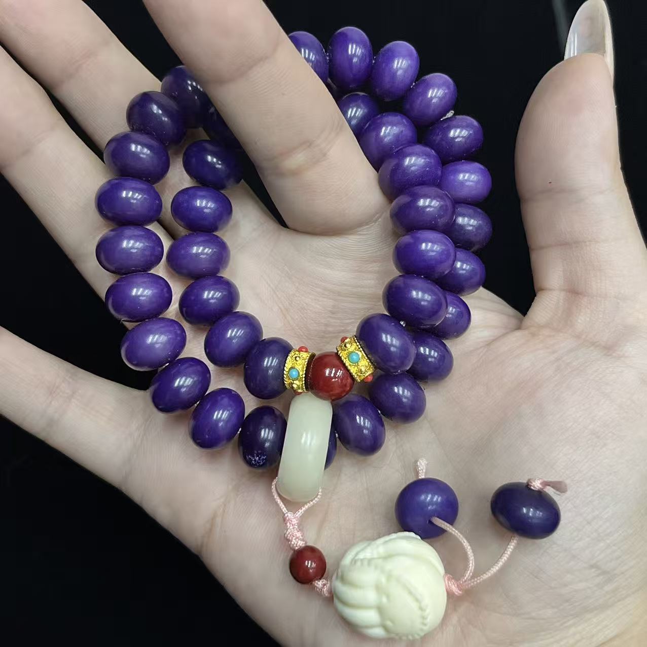 七贤斋文玩手串双圈2【无礼盒】@@YS939