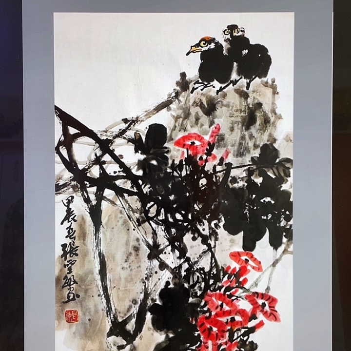 国画张圣敏先生纯手绘作品