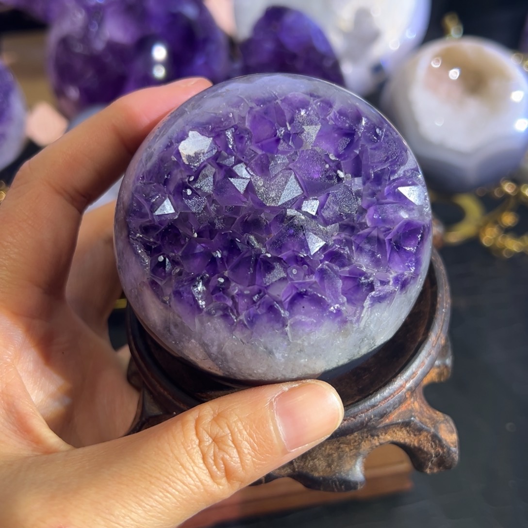 珠宝半成品未镶嵌紫晶13