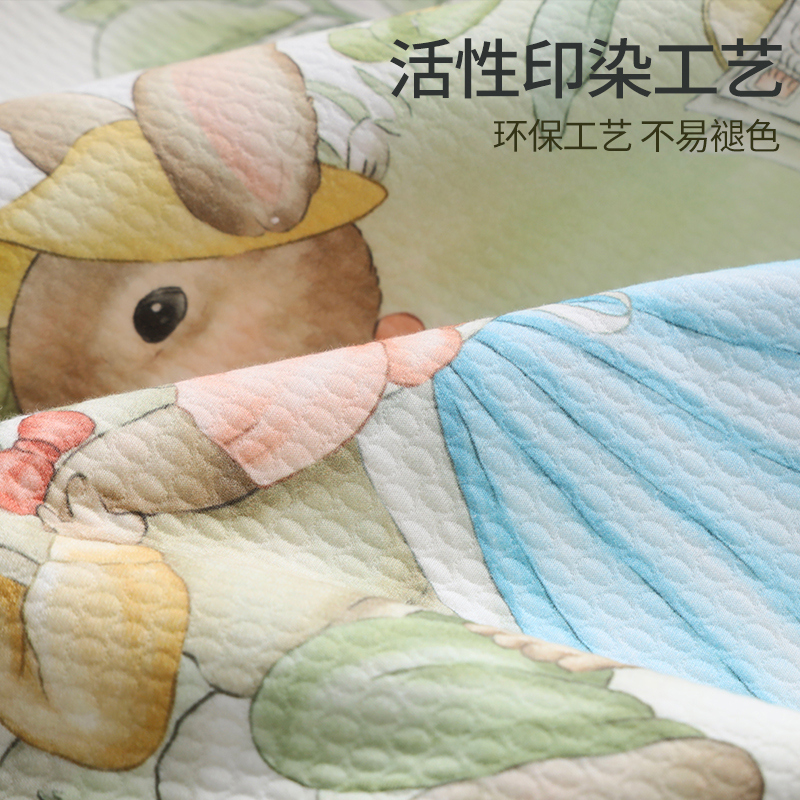 婴儿儿童纯棉透气可水洗隔尿垫隔尿床单1