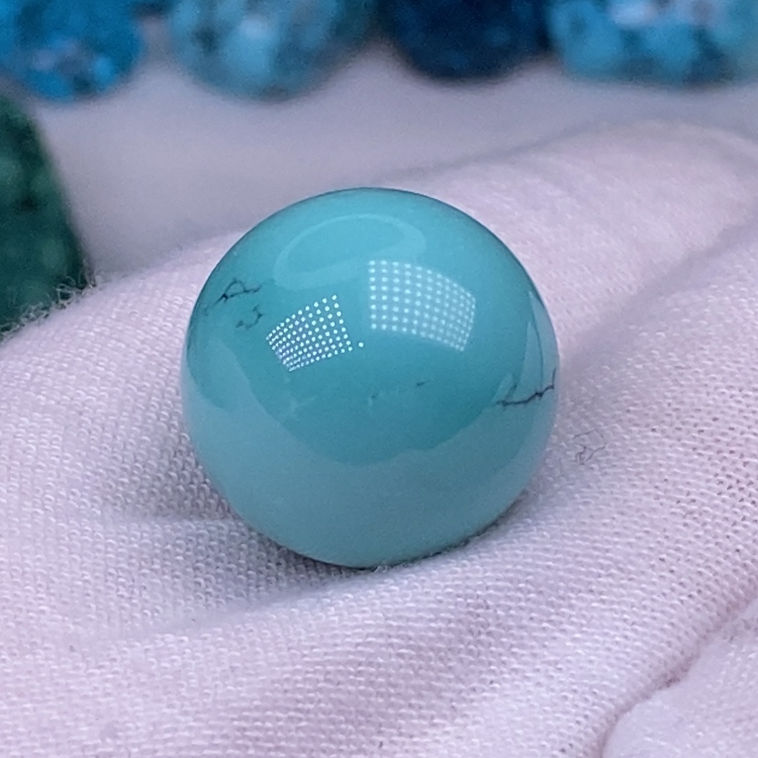绿松石未镶嵌珠宝奇石17mm