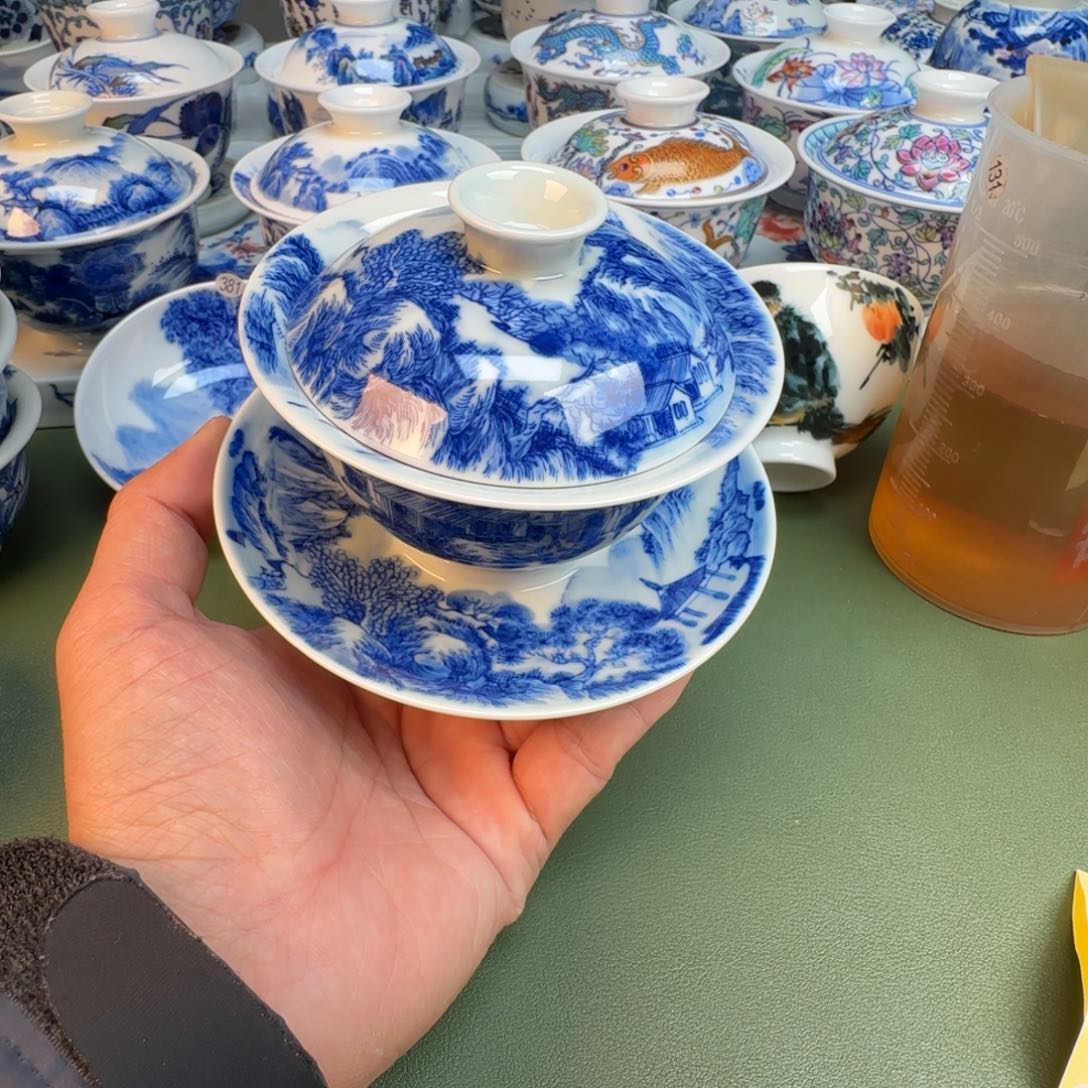陶纯手工纯手绘茶具391
