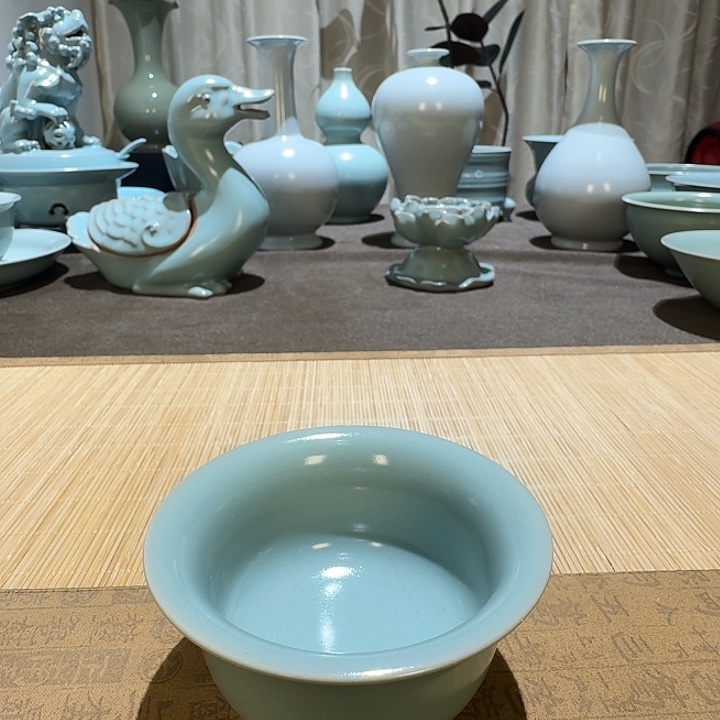 摆件陶主人杯，全手工。