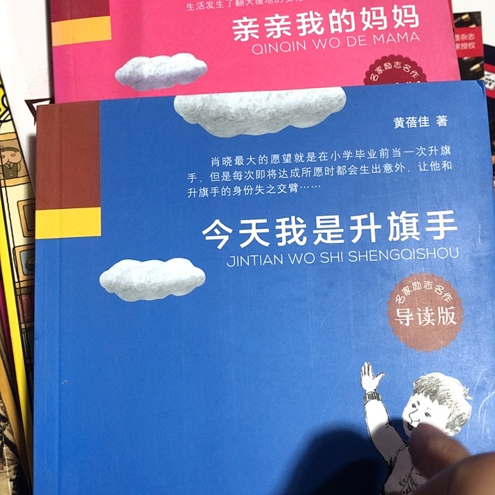 亲亲我的妈妈，今天我是升旗手两本