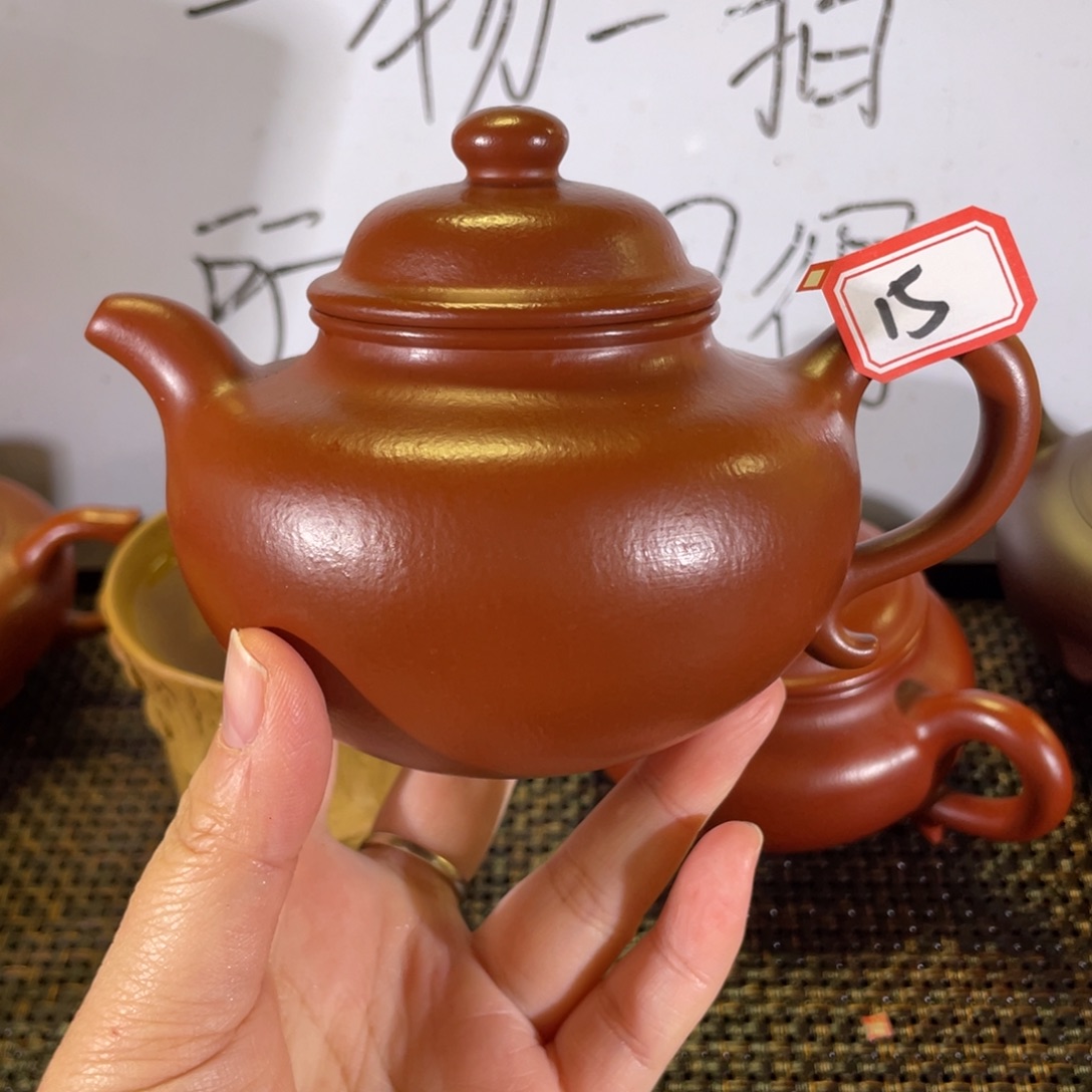 茶壶紫砂莲子全手