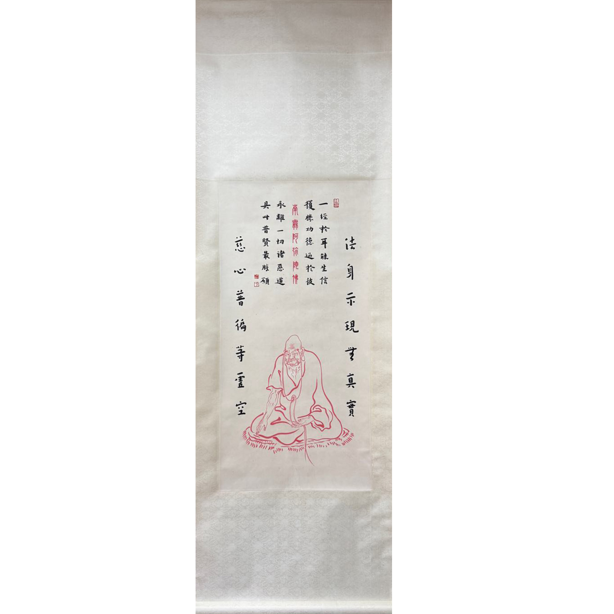 lot22【南无阿弥托佛】101*49cm 4.5平方尺 立轴