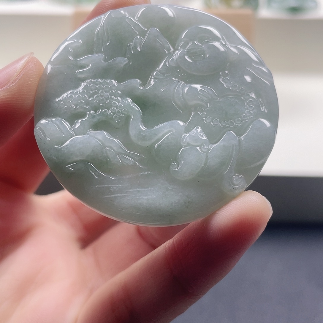 翡翠未镶嵌颈饰天然翡翠1111111